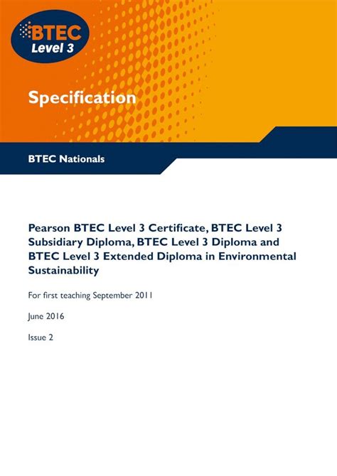 Pdf Pearson Btec Level 3 Certificate Btec Level 3 · Pearson Btec Level 3 Certificate Btec