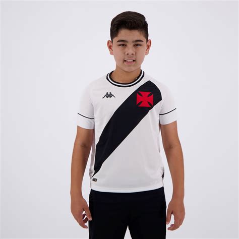 Camisa Kappa Vasco Ii Infantil Futfanatics