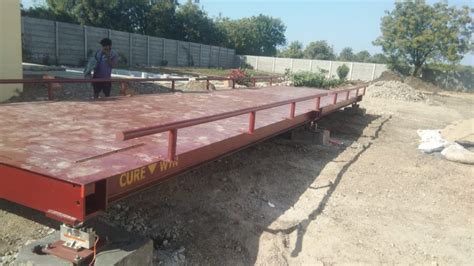 Electronic Mild Steel Dharam Kanta Weighbridge For Industrial Load