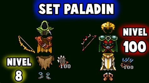 Tibia Set De Paladin Desde Nivel 8 Hasta 100 Elmoy Youtube