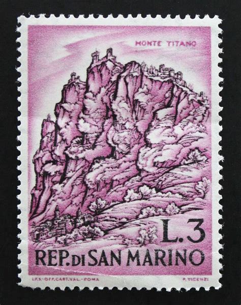 Mountaineering Postage Stamp Set San Marino Vintage Postal