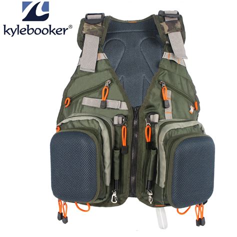 Chaleco De Pesca Con Mosca Ajustable Para Hombre Mochila Multifunci N