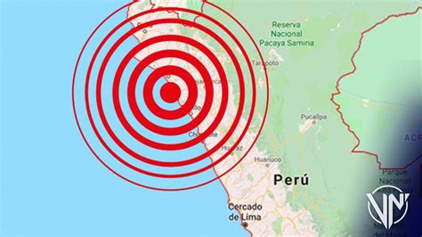 Sismo De Magnitud 5 6 Se Registró En Perú