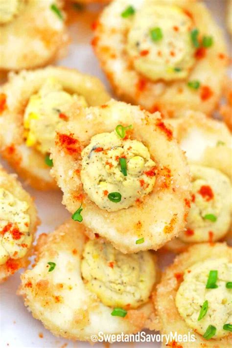 Fried Deviled Eggs Video Sweet And Savory Meals