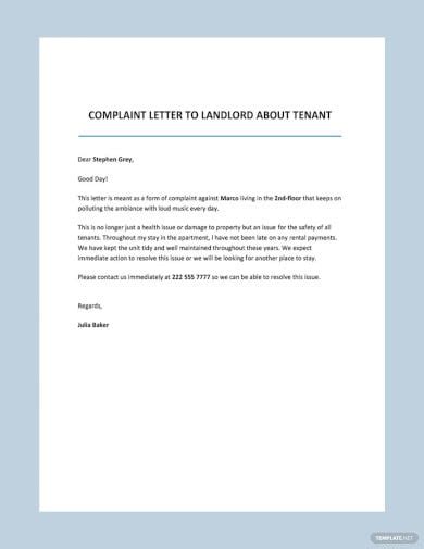 Landlord Letter Templates 33 Free Sample Example Format Download Free And Premium Templates