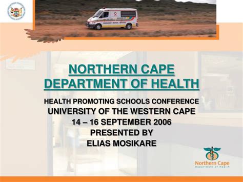 Ppt Northern Cape Department Of Health Powerpoint Presentation Id