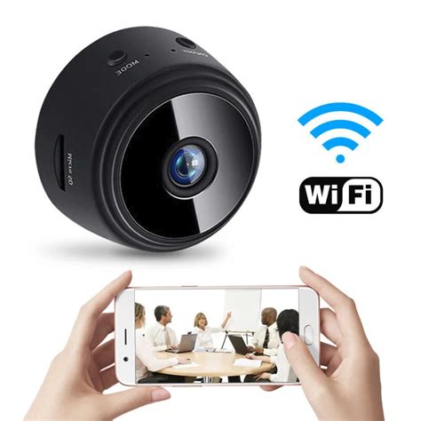 Mini Cam Ra De Surveillance Sans Fil A Protection De S Curit Moniteur