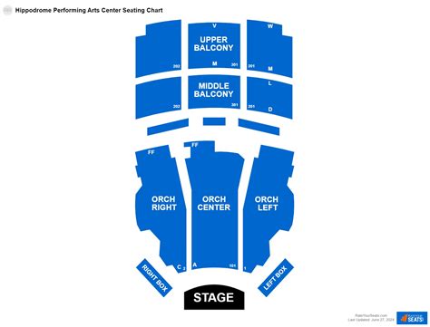 Hippodrome Performing Arts Center Seating Chart RateYourSeats