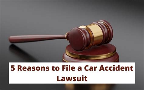 5 Reasons to File a Car Accident Lawsuit - Attention Trust