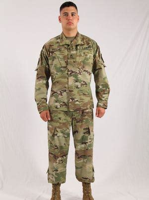 The Army combat uniform using the new operational camouflage pattern.