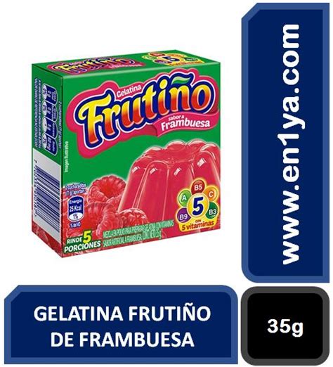 Gelatina FrutiÑo De Frambuesa Por 35g