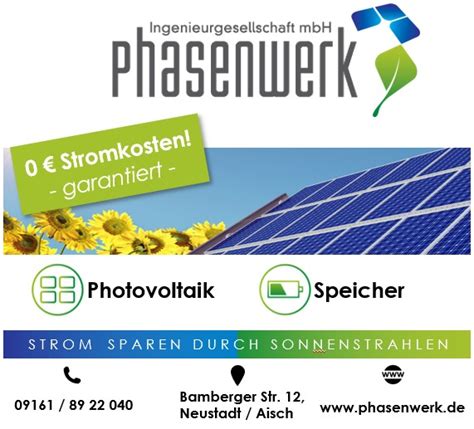 Phasenwerk Bild Phasenwerk Photovoltaik Neustadt An Der Aisch