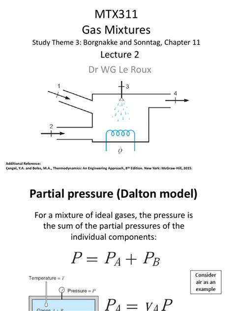 Gas Mixtures, Lecture 2 | PDF