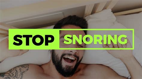 Snoring Aid Tongue How To Stop Snoring Permanently Youtube