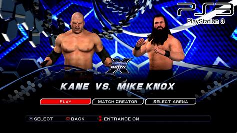 Wwe Smackdown Vs Raw Ps Kane Vs Mike Knox K Mclassic Youtube