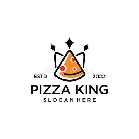 logo design pizza king stock illustration illustration  pizzeria