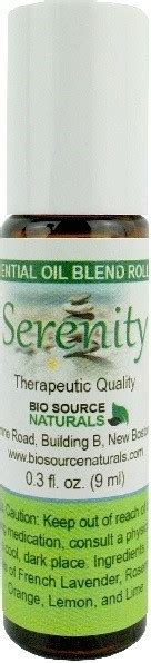 Buy Serenity Essential Oil Blend Roll On Biosource Naturals Store Bio Source Naturals