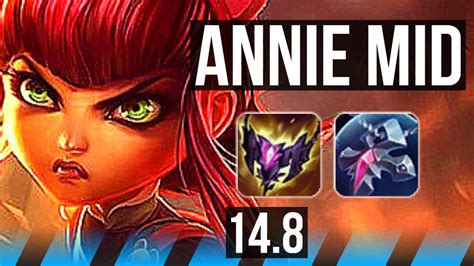 ANNIE Vs VEIGAR MID 7 Solo Kills 500 Games BR Master 14 8