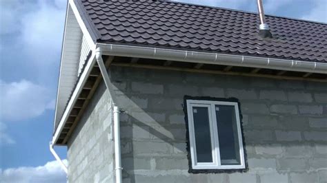 Водосток своими руками и шашлыки на природе. Строим ДОМ сами. - YouTube