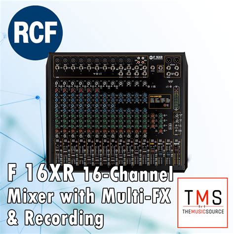 Rcf F Xr Channel Mixing Console With Multi Fx Recording Lazada Ph