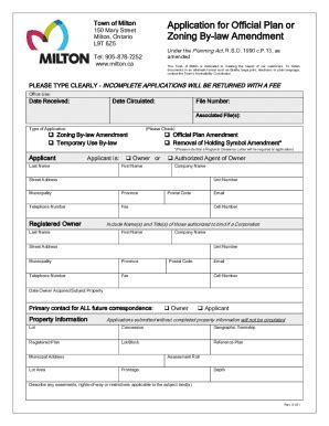 Fillable Online Zoning Application Form Fax Email Print Pdffiller