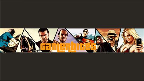 Youtube Banner Gta V Version 1 By Link Designs On Deviantart