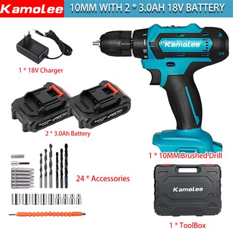 CODKamolee Premium Makita Versi 18V Brushless Pengisian 10 Mm 13 Mm