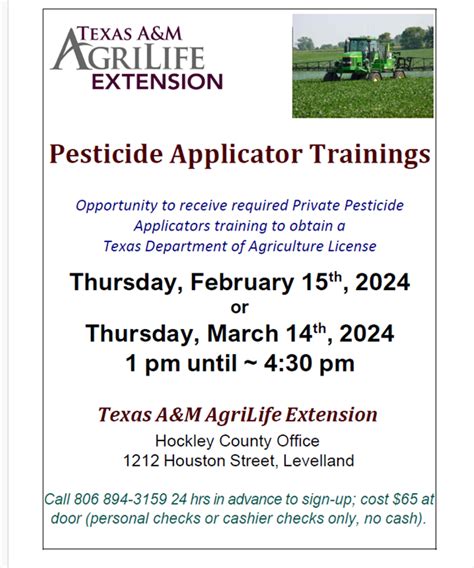 Private Applicator License Terry