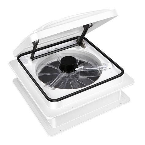 Snapklik Rv Roof Vent Fan Speed Reversible White