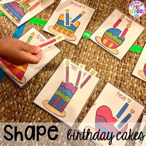 Birthday Themed Centers & Activities for Little Learners - Pocket of ...