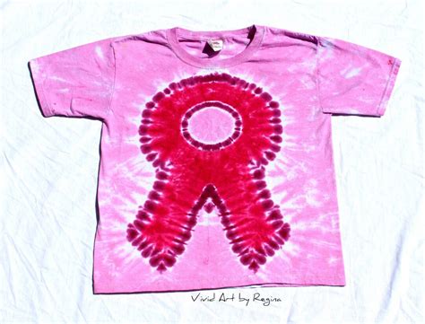 Tie Dye Breast Cancer Awareness Tie Dye T Shirt Adult Sizes Etsy