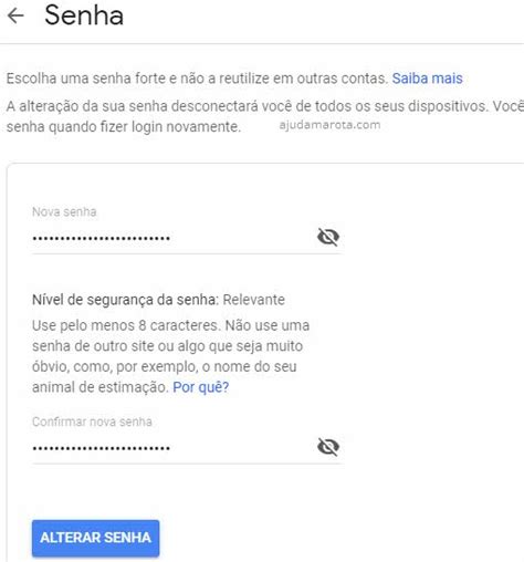 Como Mudar Senha Do Gmail Pelo Celular Ou Pc É Interessante