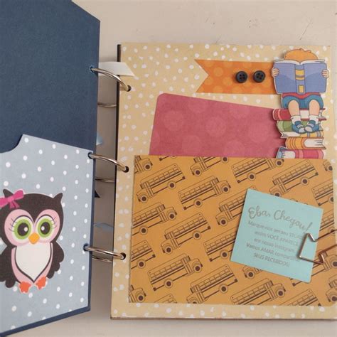 Álbum Scrapbook Profissões Pedagogia Elo7 Produtos Especiais