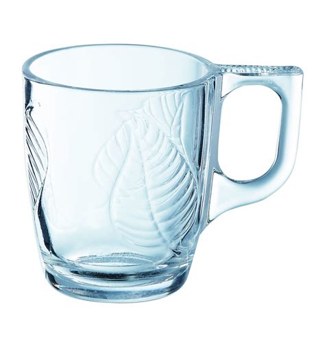 Glass Mugs Leaf Mugs