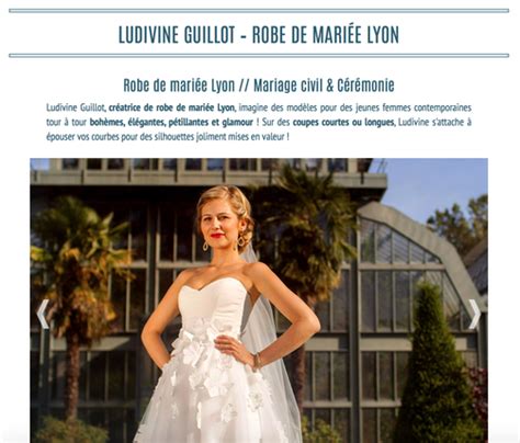 Nouveau Partenariat Ludivine Guillot Robe de mariée sur mesure Lyon