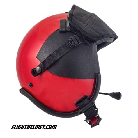 Custom Flight Helmet Showcase: Fixed-Wing Bungee Visor Helmet with ...