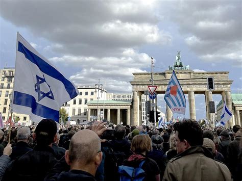 Tausende Bei Pro Israel Demo Am Brandenburger Tor