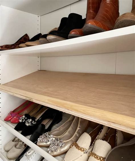 Diy Closet Shoe Storage Idea Thistlewood Farm