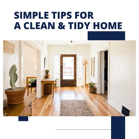 Simple Tips for a Clean & Tidy Home