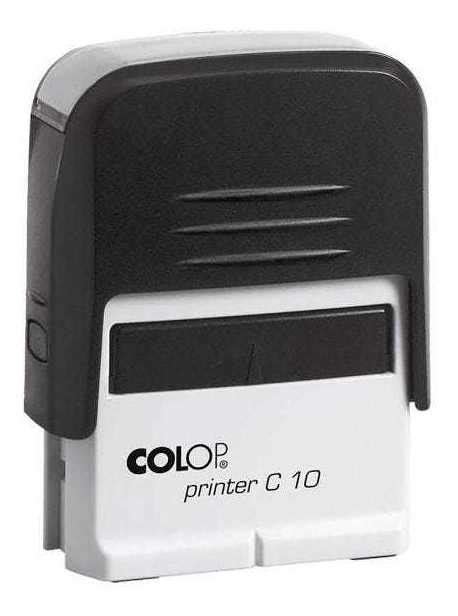 Sello Automatico Colop Printer C10 10x27 Mm Colores Negro MercadoLibre