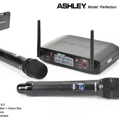 Jual Produk Terbaru Mik Wireless Mic Karaoke Ashley Perfection Original