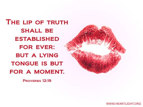 Proverbs Illustrated A Lying Tounge Heartlight Gallery