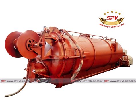 Litres Vacuum Jetting Tank Skd Vacuum Jet Body Superstructure