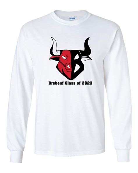 Brebeuf College School. Brebeuf Grad Long Sleeve T-Shirt (White)