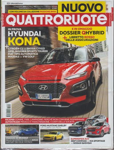 Quattroruote Mensile N 747 Novembre 2017 Volume Passione BMW Da