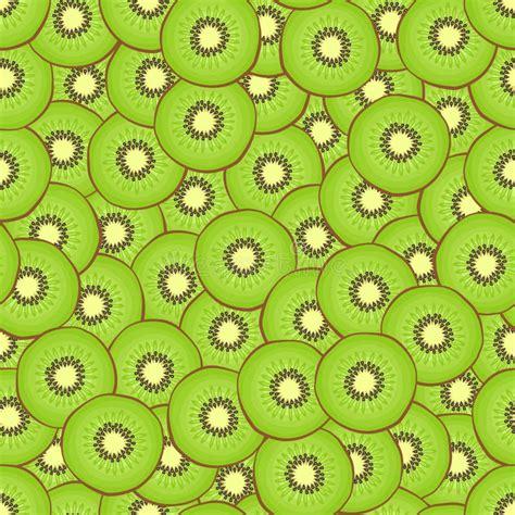 Kiwi seamless pattern stock vector. Illustration of background - 104431737