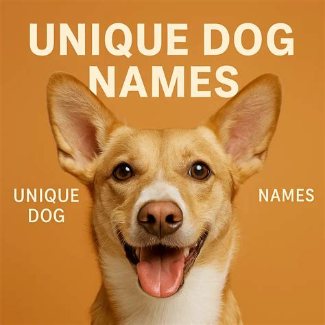 unique dog names creative ideas   pup personality