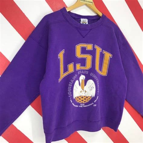 Vintage 90s Lsu Tigers Sweatshirt Crewneck Louisiana State University