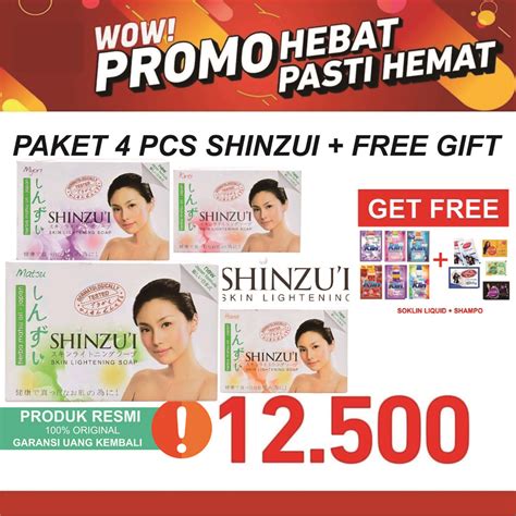 Bundling In Shinzui Zen Sabun Mandi Batang Whitening Moisturing