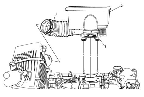 Chevrolet Equinox Service Manual Air Cleaner Outlet Duct Replacement